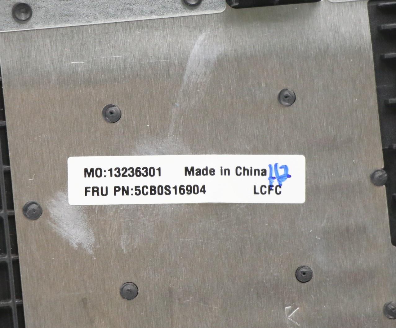 Lenovo Log Up Assy Imr Black Dis_Int - 5CB0S16904