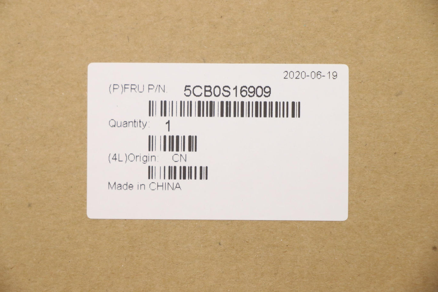 Lenovo Log Up Assy Texture Black Dis_ - 5CB0S16909