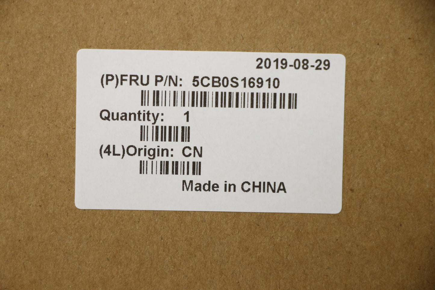 Lenovo Log Up Assy Imr Black Dis_Cz-S - 5CB0S16910