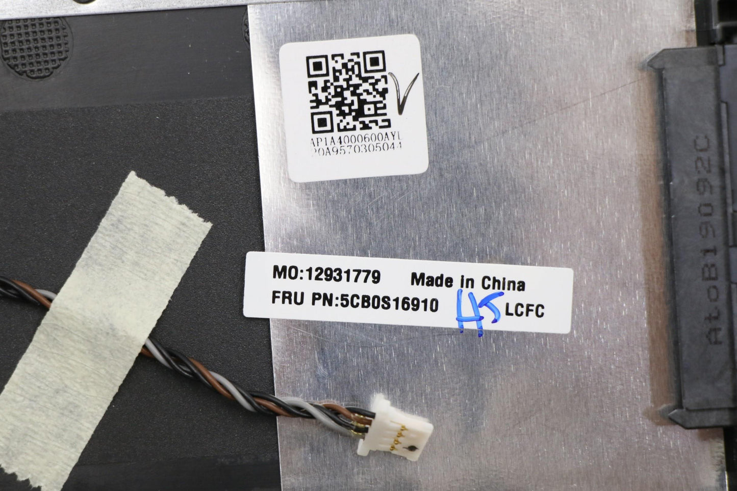 Lenovo Log Up Assy Imr Black Dis_Cz-S - 5CB0S16910
