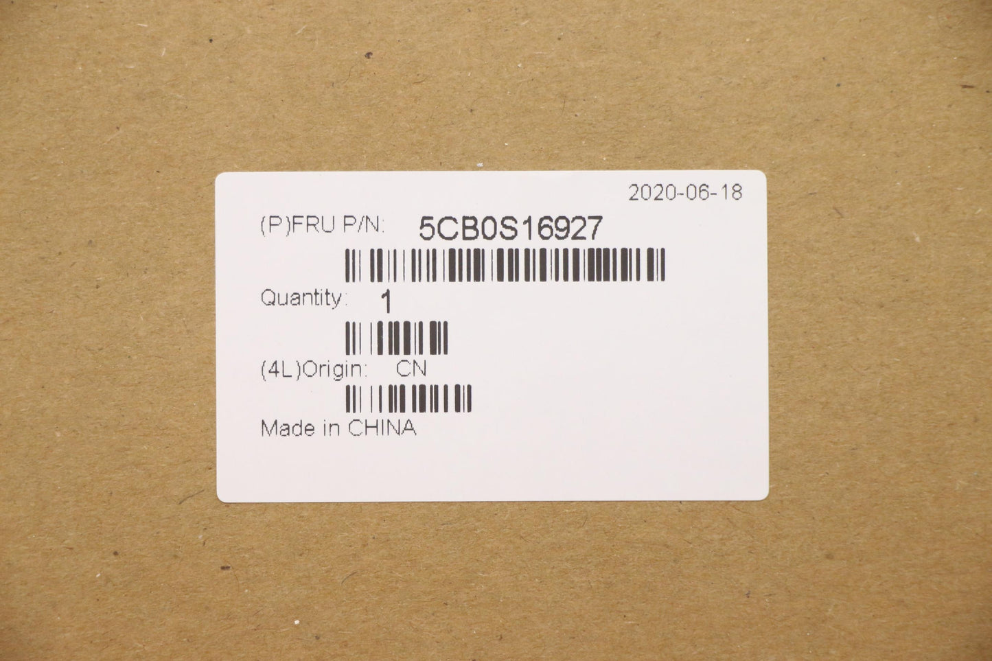 Lenovo Log Up Assy Texture Black Dis_ - 5CB0S16927