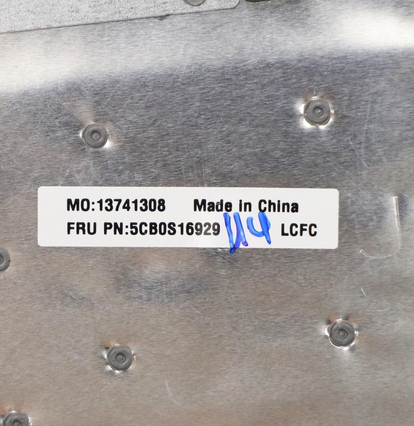 Lenovo Log Up Assy Imr Grey Dis_Ar-Fr - 5CB0S16929