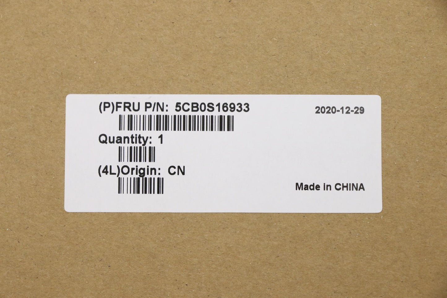 Lenovo Log Up Assy Texture Black Dis_ - 5CB0S16933