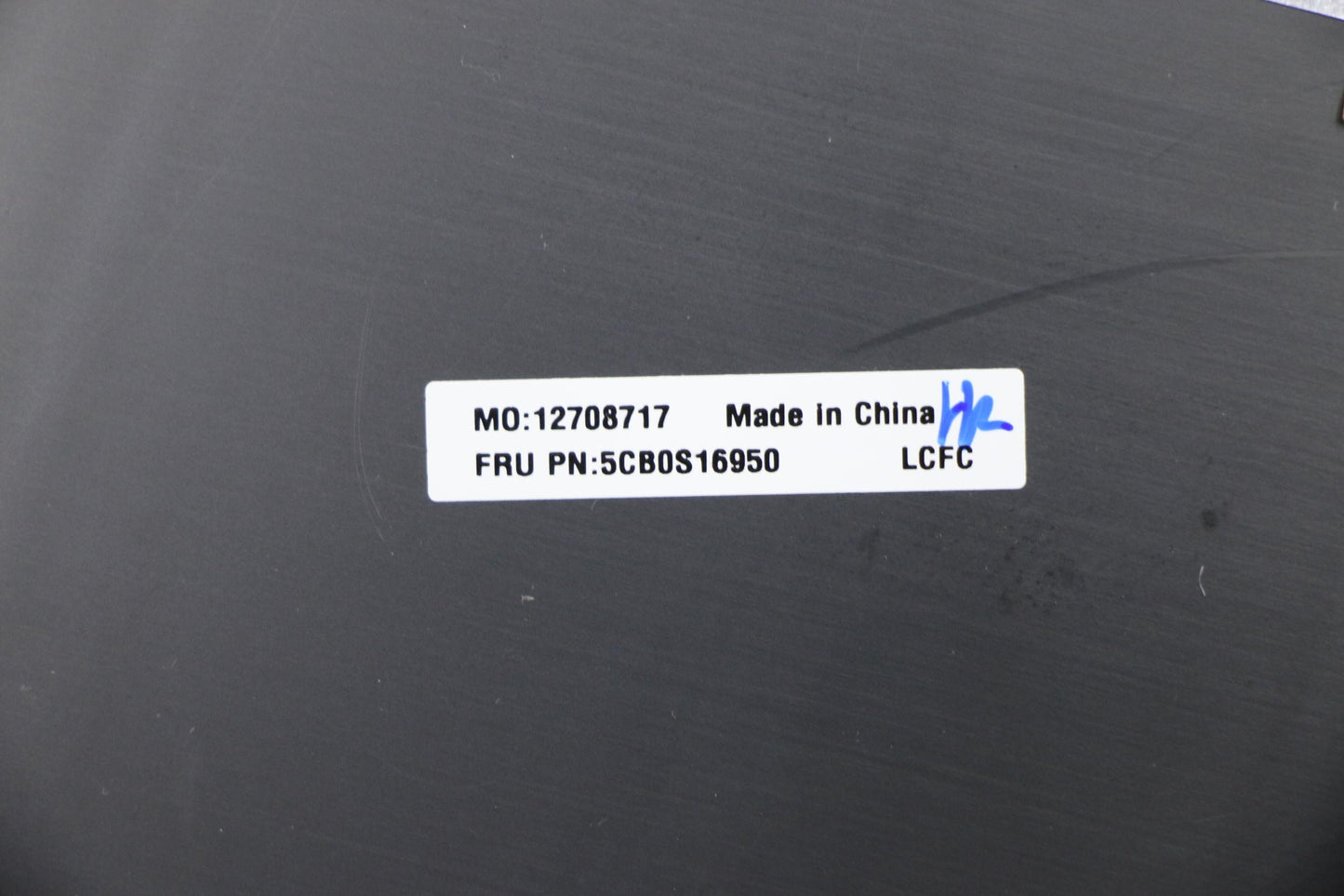 Lenovo Lcd_Cover_Assy_Texture Black - 5CB0S16950