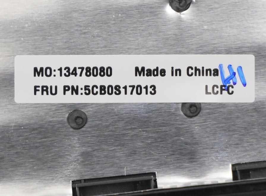 Lenovo Log Up Assy Texture Black Dis_ - 5CB0S17013