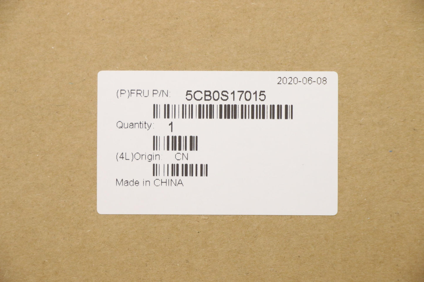 Lenovo Log Up Assy Texture Black Dis_ - 5CB0S17015