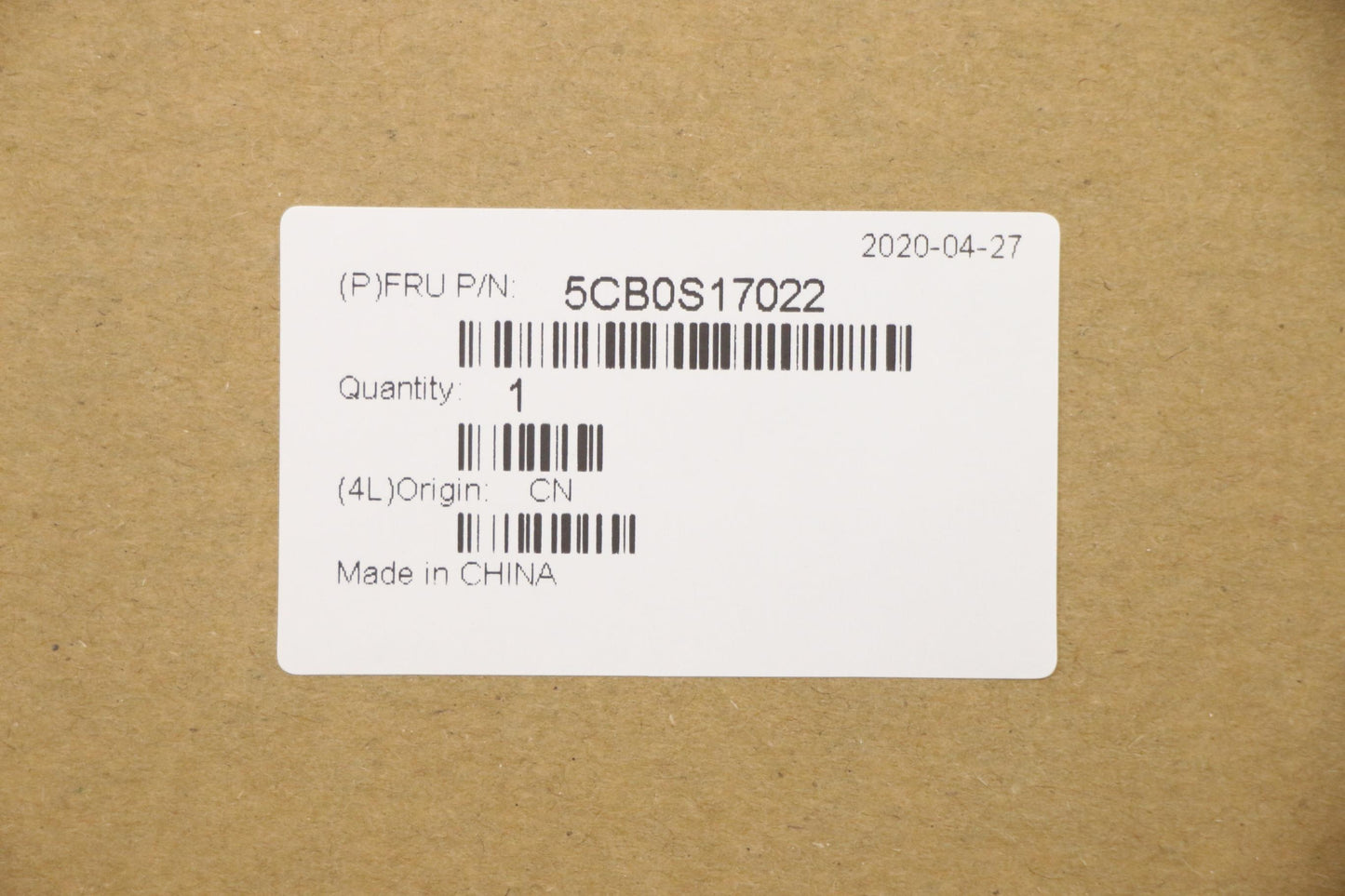 Lenovo Log Up Assy Texture Black Dis_ - 5CB0S17022