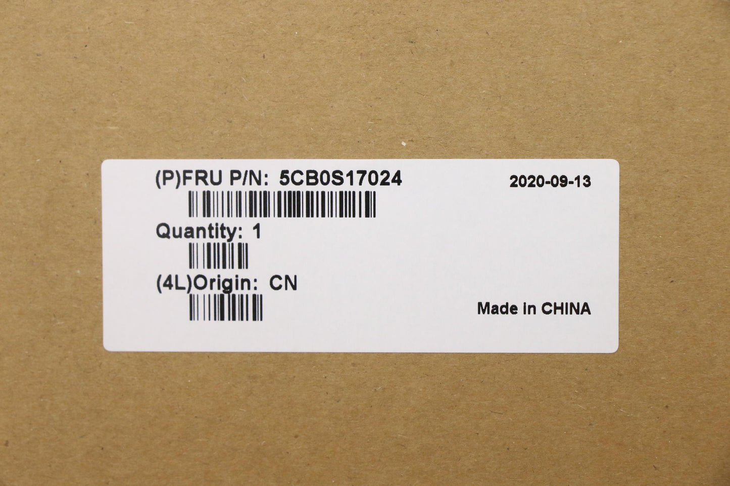 Lenovo Log Up Assy Texture Black Dis_ - 5CB0S17024