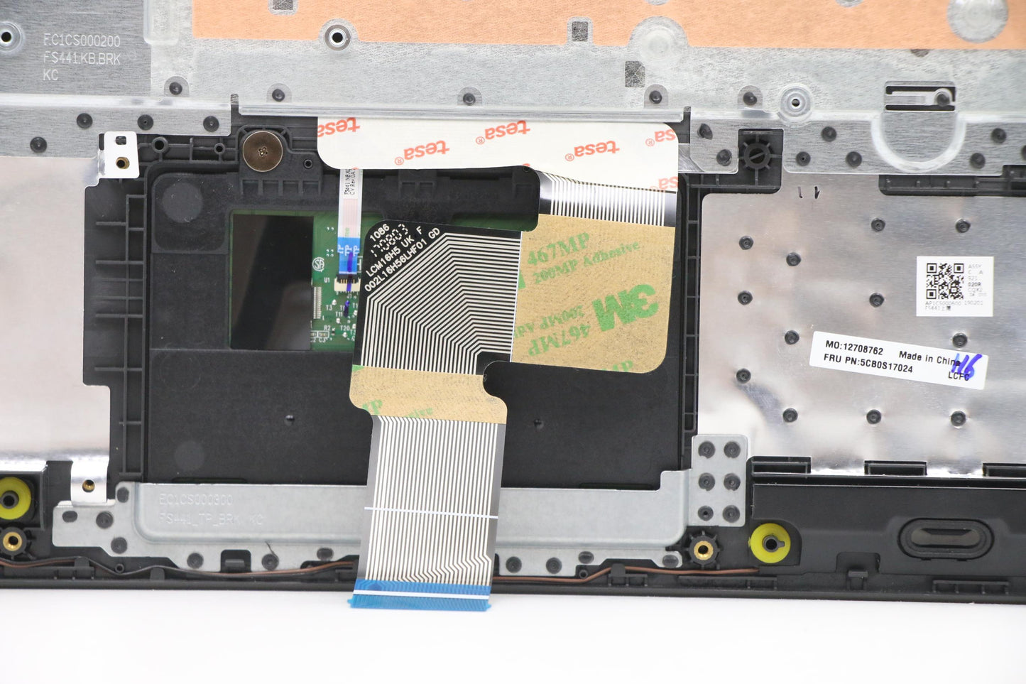 Lenovo Log Up Assy Texture Black Dis_ - 5CB0S17024