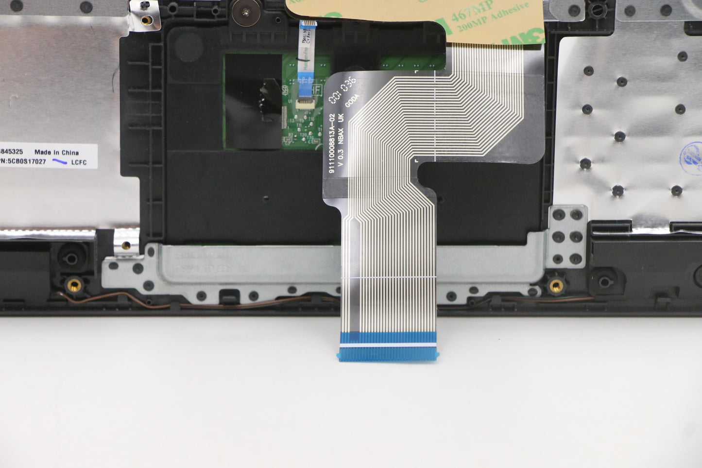 Lenovo Log Up Assy Texture Black Dis_ - 5CB0S17027