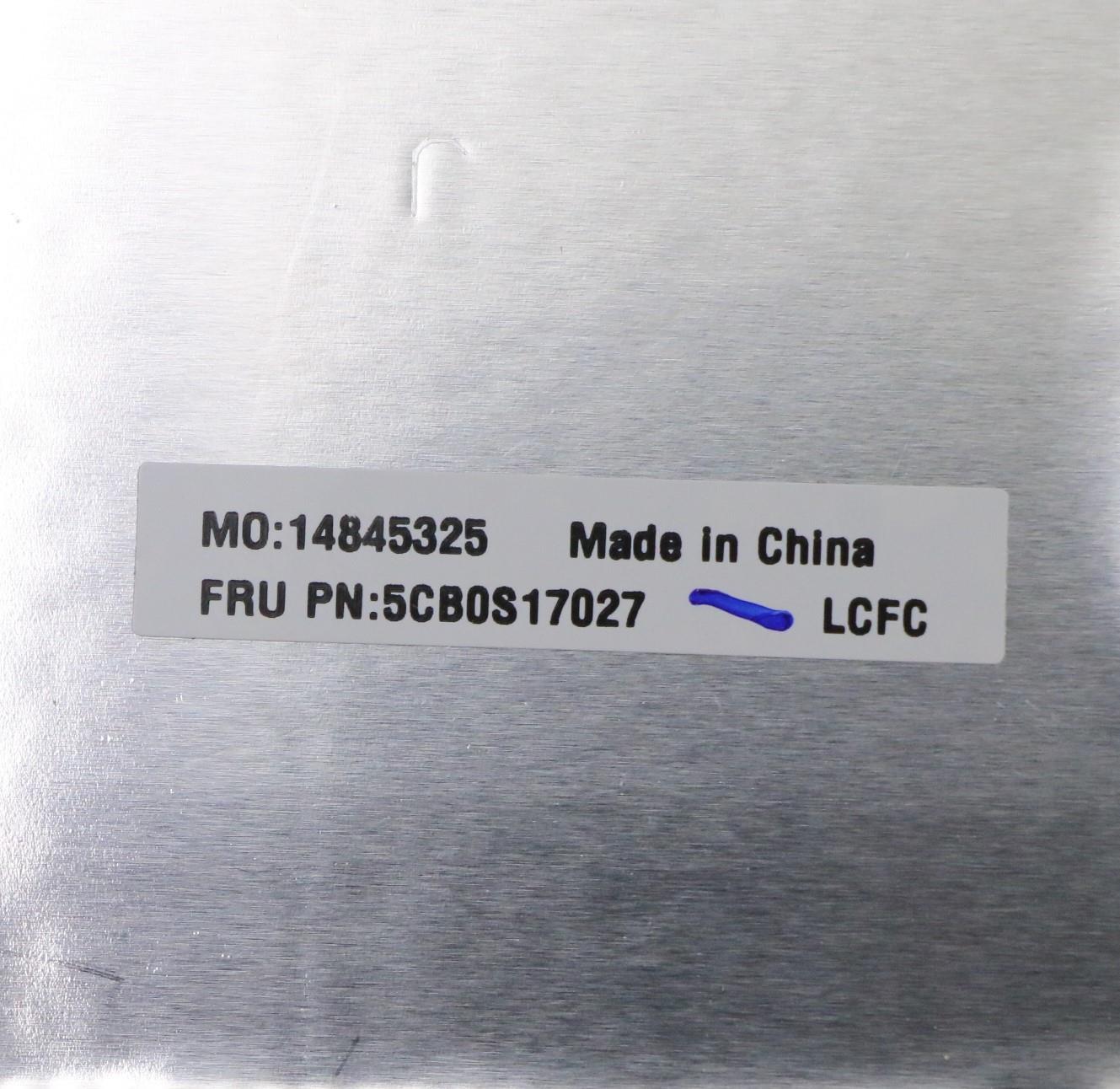 Lenovo Log Up Assy Texture Black Dis_ - 5CB0S17027