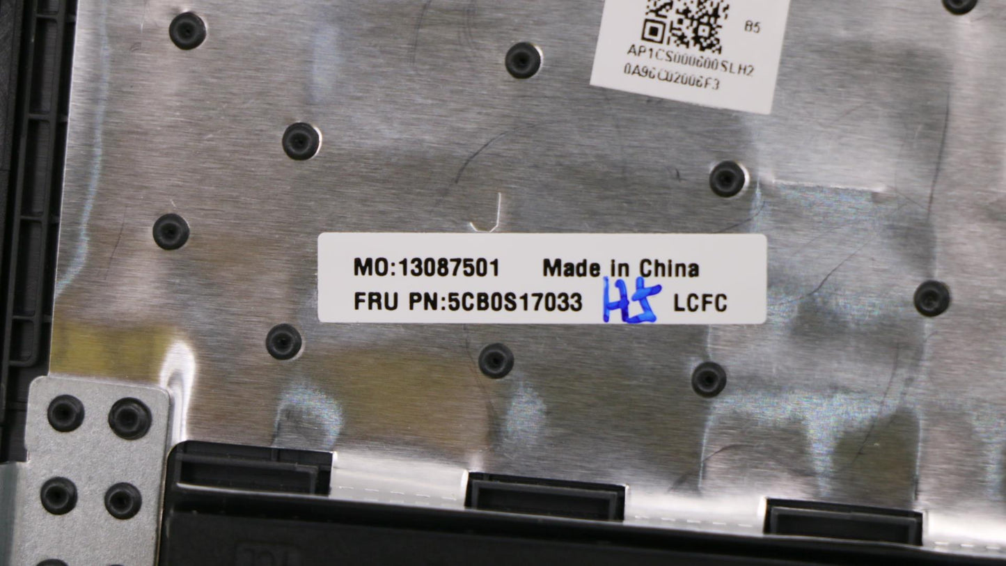 Lenovo Log Up Assy Texture Black Dis_ - 5CB0S17033