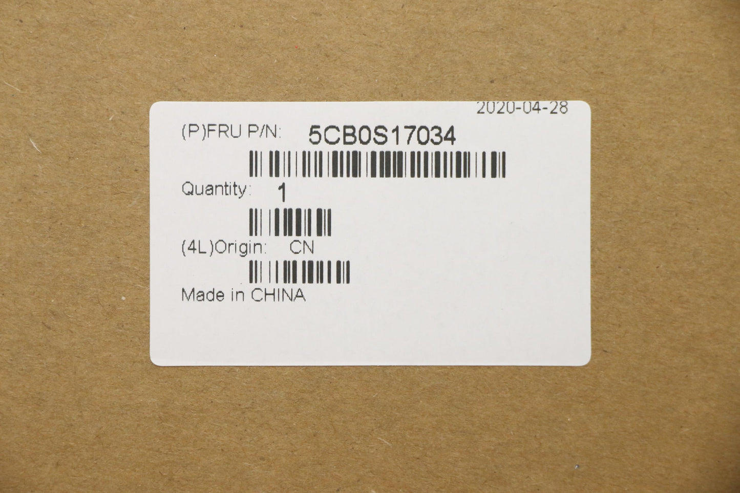 Lenovo Log Up Assy Texture Black Dis_ - 5CB0S17034