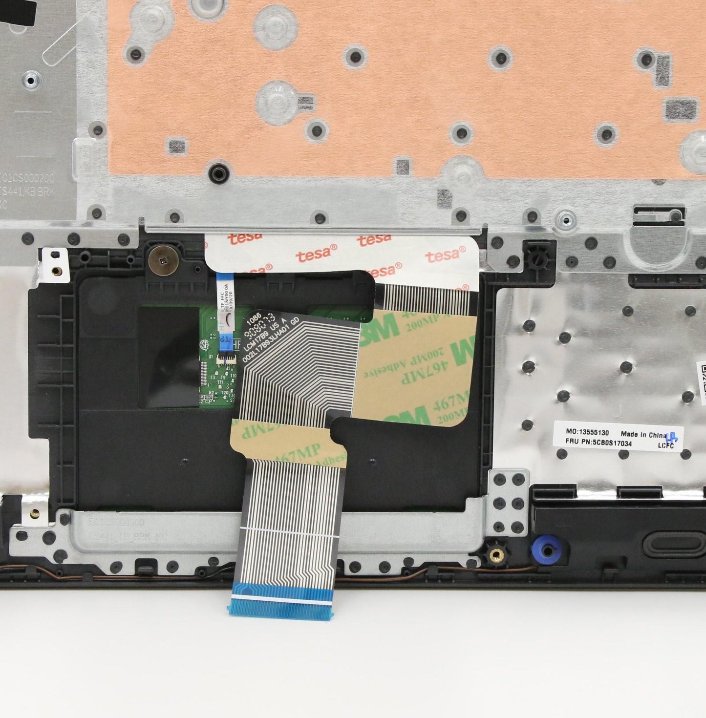 Lenovo Log Up Assy Texture Black Dis_ - 5CB0S17034