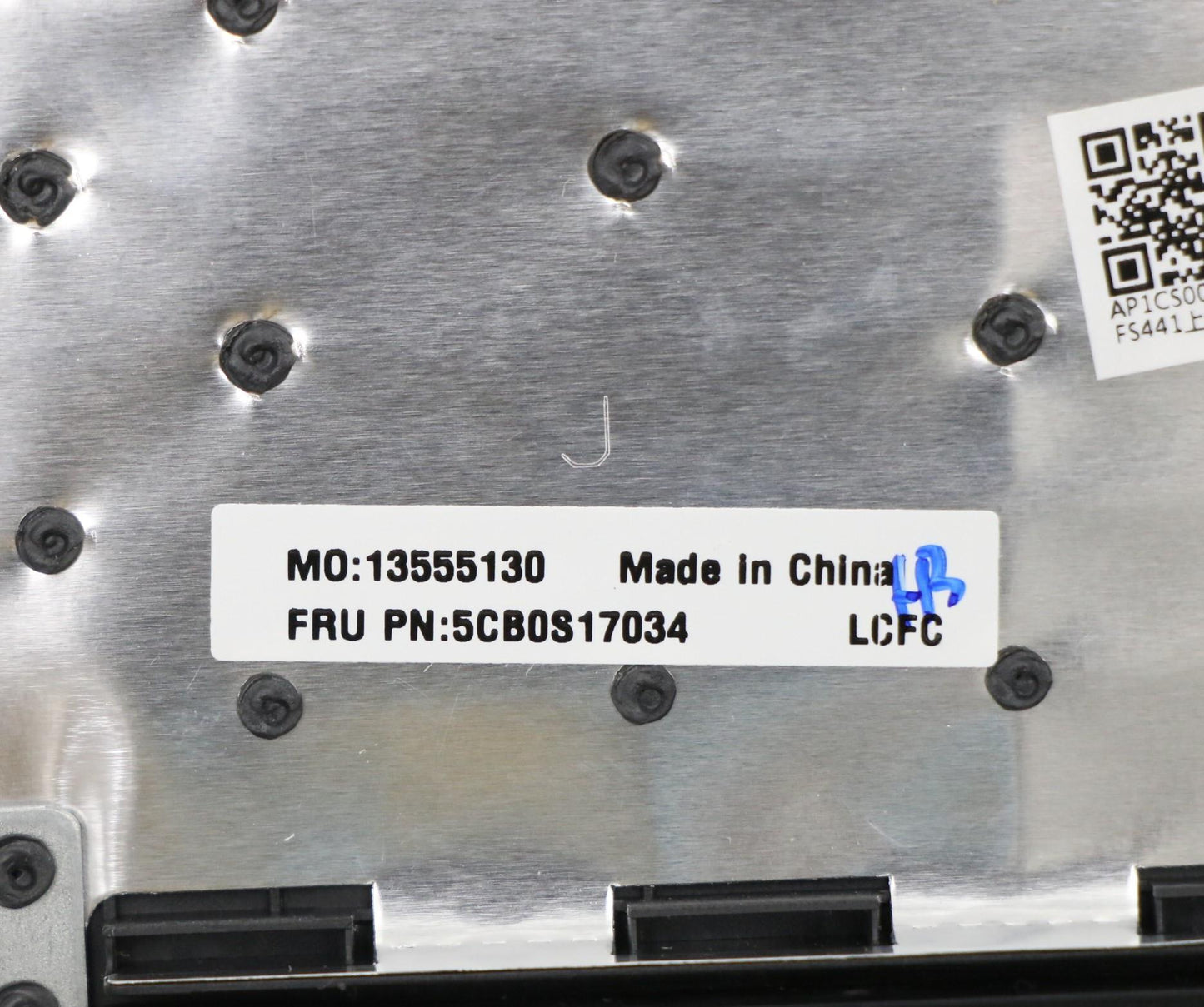 Lenovo Log Up Assy Texture Black Dis_ - 5CB0S17034