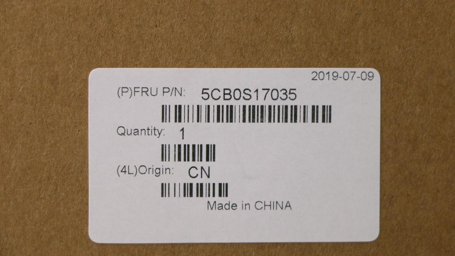 Lenovo Log Up Assy Texture Black Dis_ - 5CB0S17035