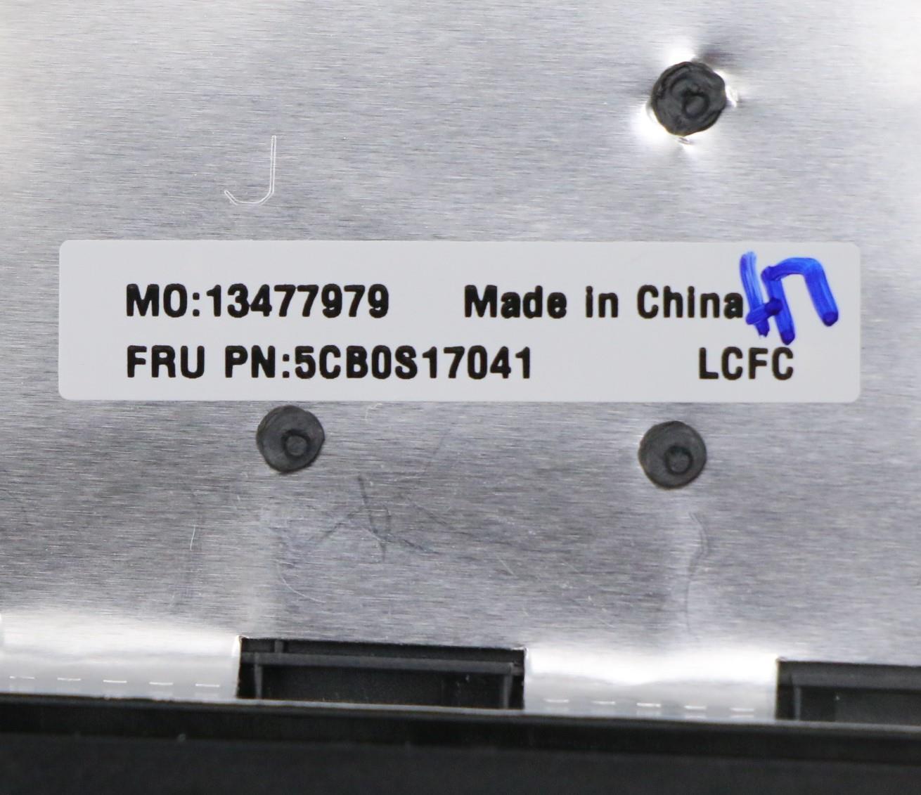 Lenovo Log Up Assy Texture Black Dis_ - 5CB0S17041