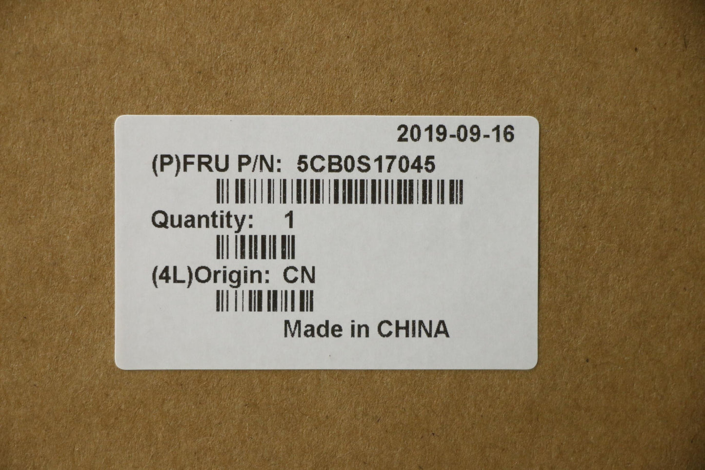 Lenovo Upper Case Assembly, Black IMR - 5CB0S17045