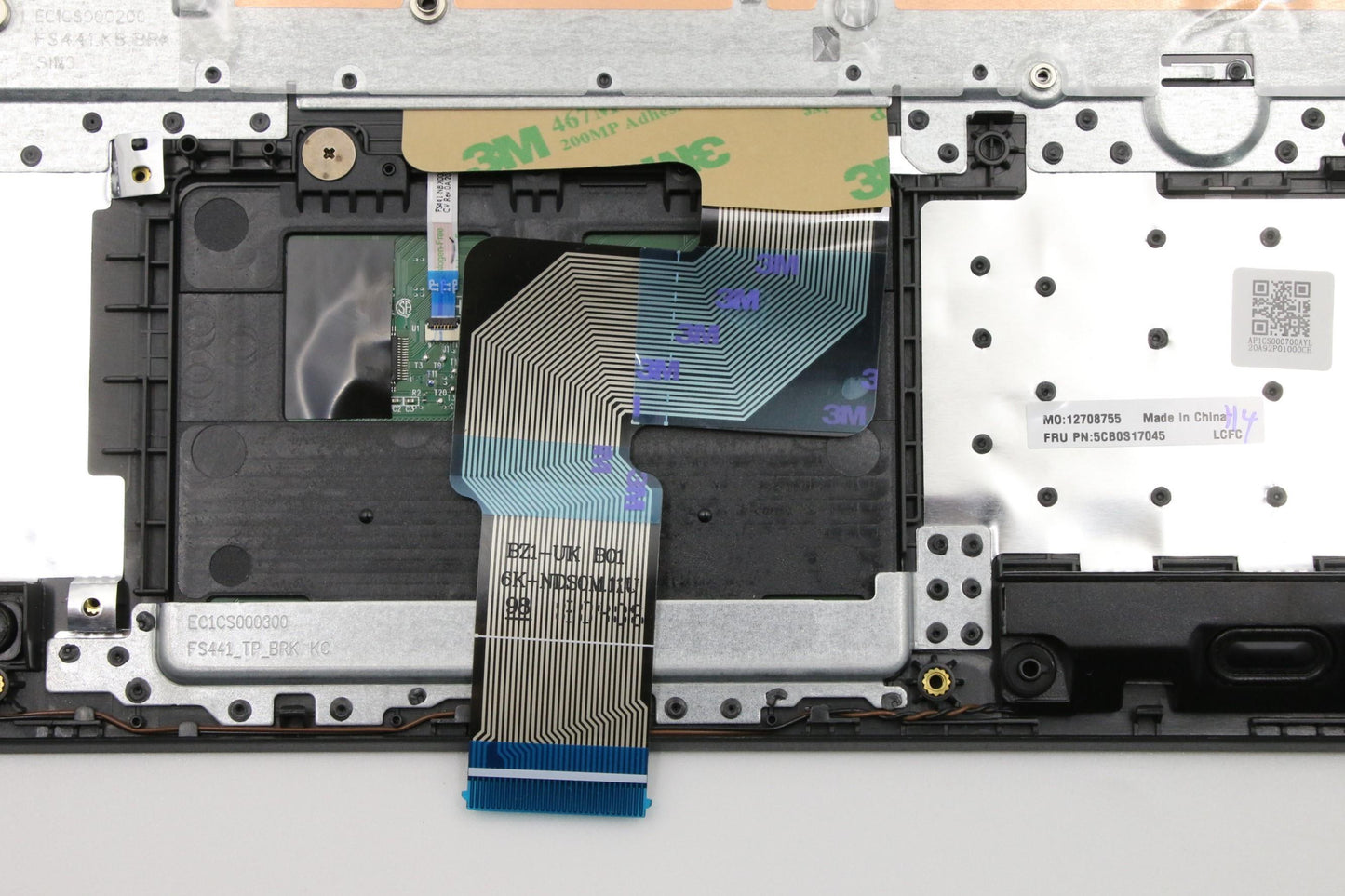 Lenovo Upper Case Assembly, Black IMR - 5CB0S17045