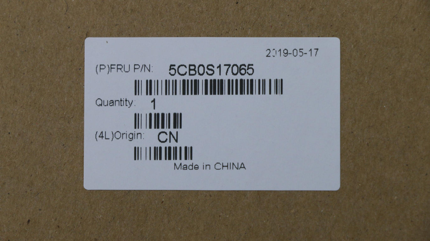 Lenovo Log Up Assy Imr Black Dis_Us - 5CB0S17065