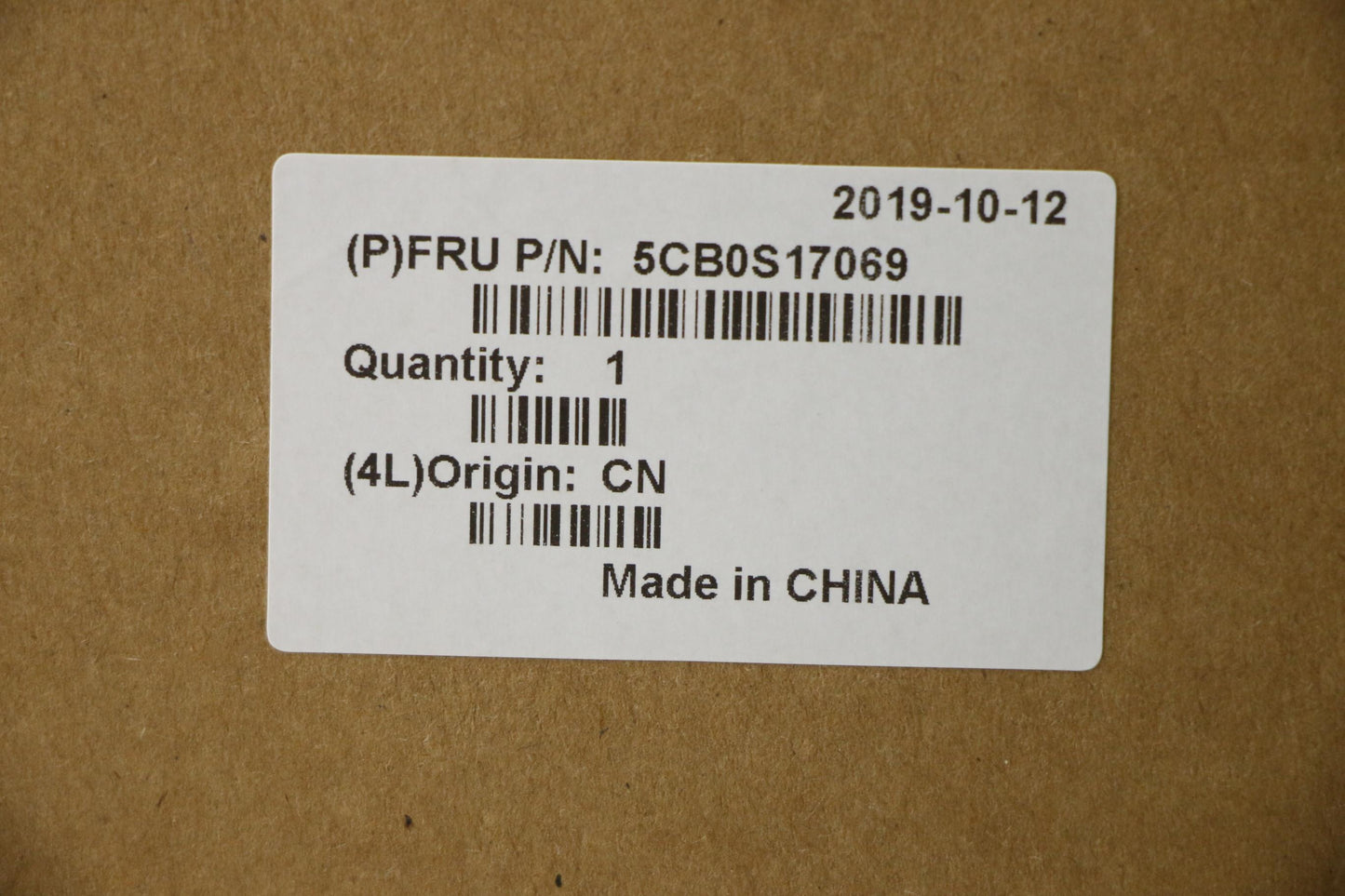 Lenovo Log Up Assy Imr Black Dis_Be - 5CB0S17069