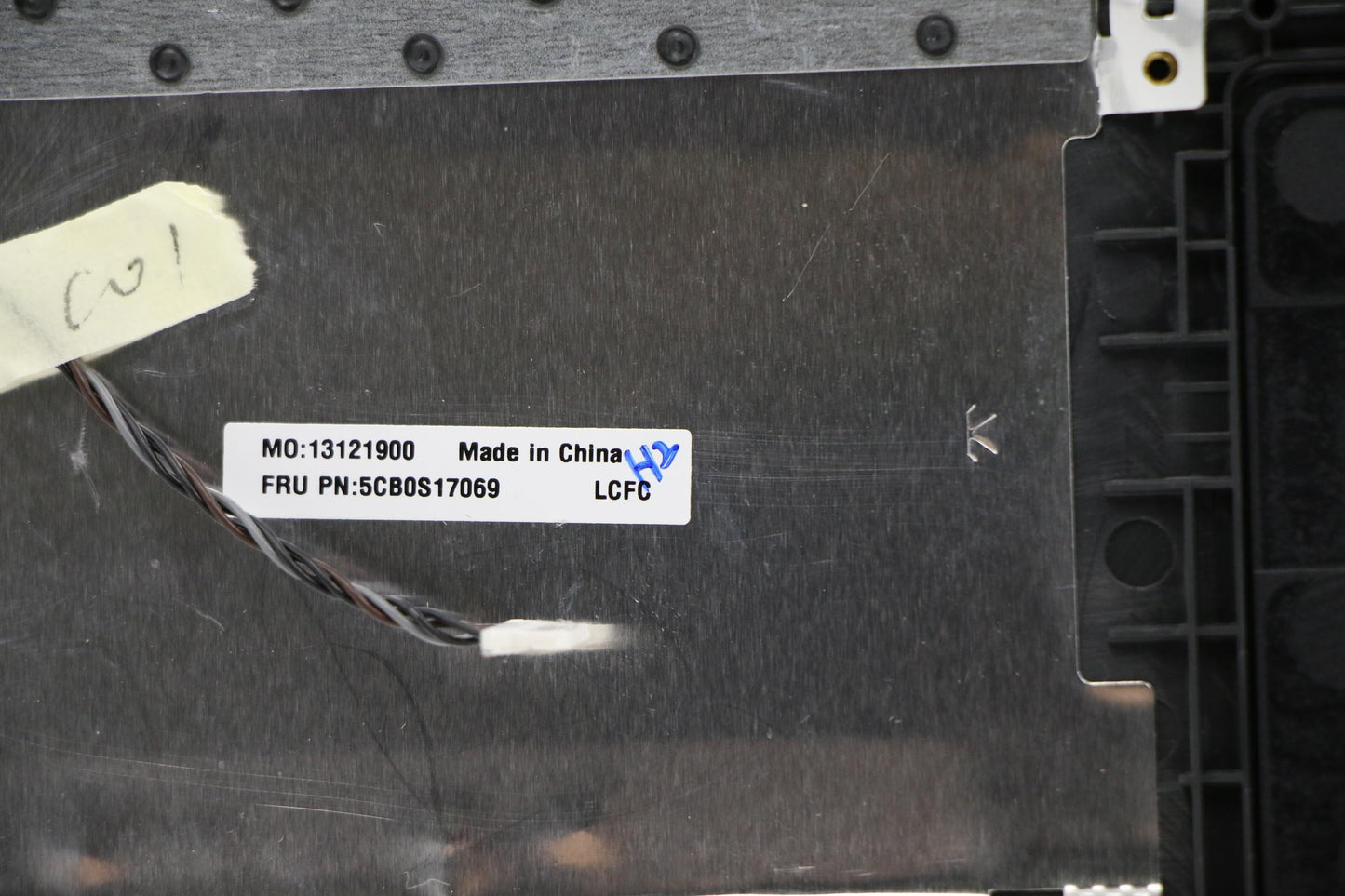 Lenovo Log Up Assy Imr Black Dis_Be - 5CB0S17069