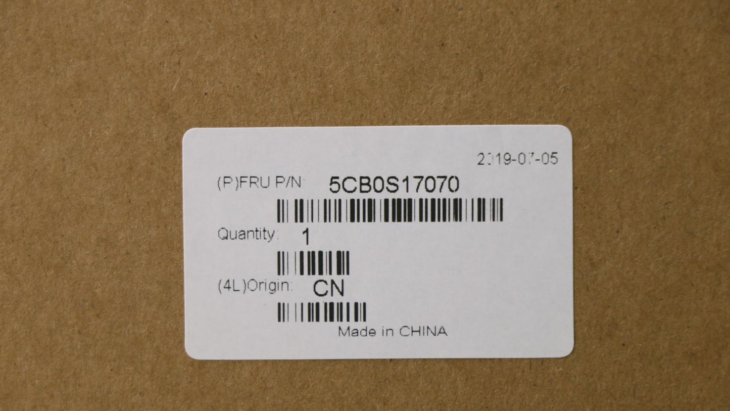 Lenovo Log Up Assy Imr Black Dis_Ar-E - 5CB0S17070