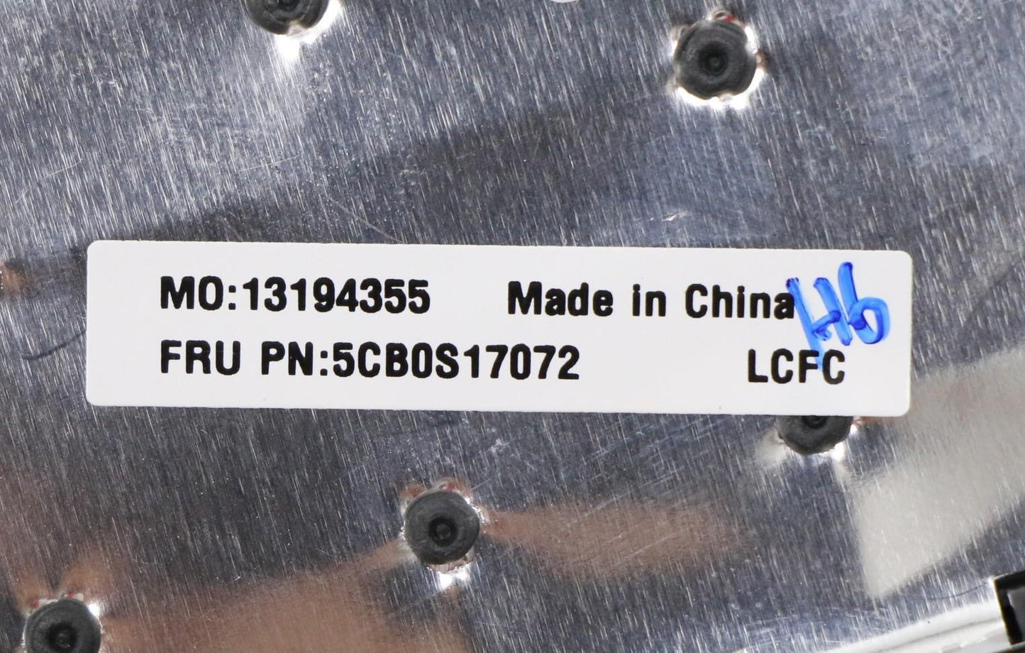 Lenovo Log Up Assy Imr Black Dis_Ua - 5CB0S17072