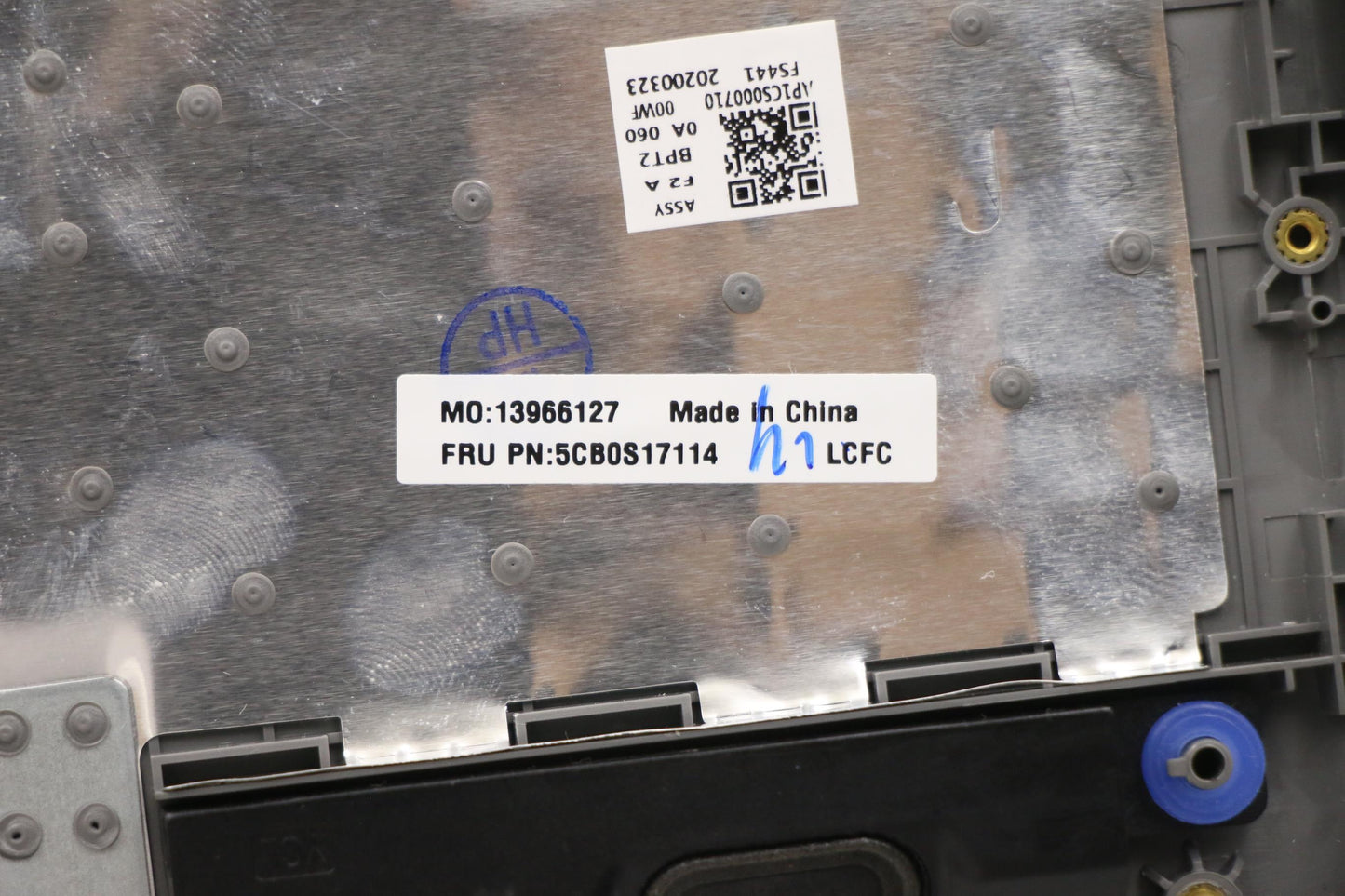 Lenovo Log Up Assy Imr Grey Dis_Nd - 5CB0S17114