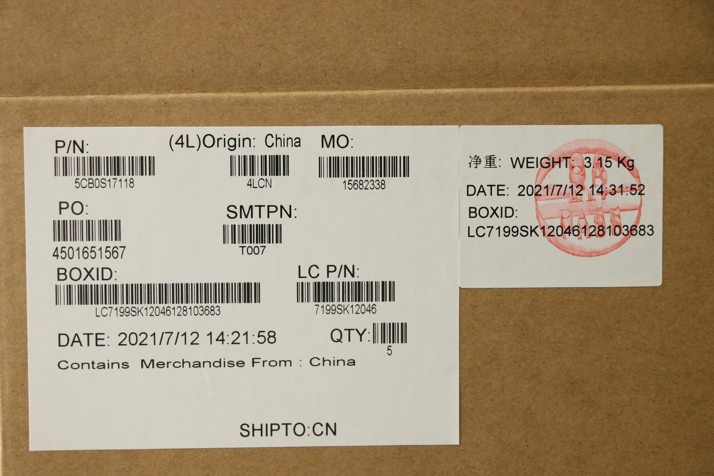 Lenovo Log Up Assy Imr Grey Dis_Sp - 5CB0S17118