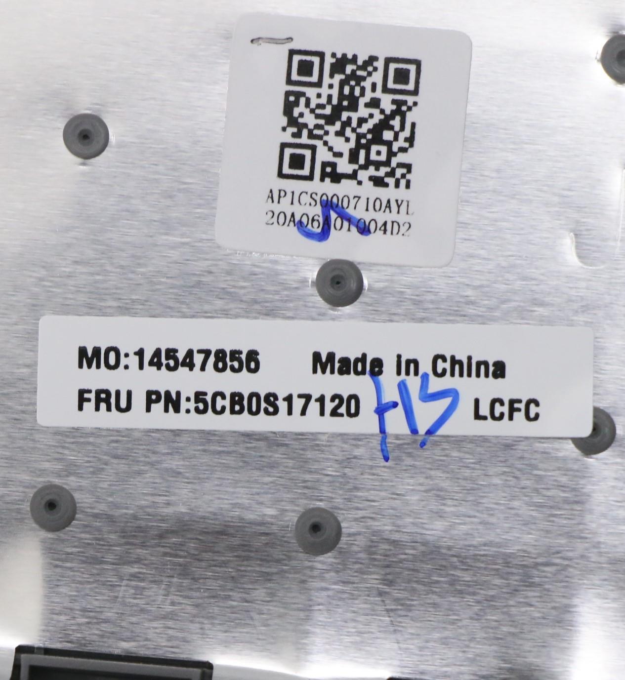 Lenovo Log Up Assy Imr Grey Dis_Ch - 5CB0S17120
