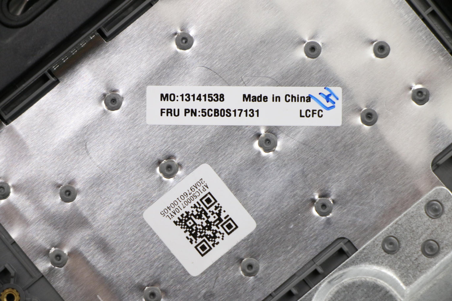 Lenovo Log Up Assy Imr Grey Dis_Fr - 5CB0S17131