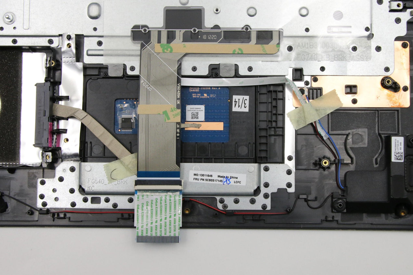 Lenovo Log Up Assy W/Kb Nfp G_Black N - 5CB0S17145