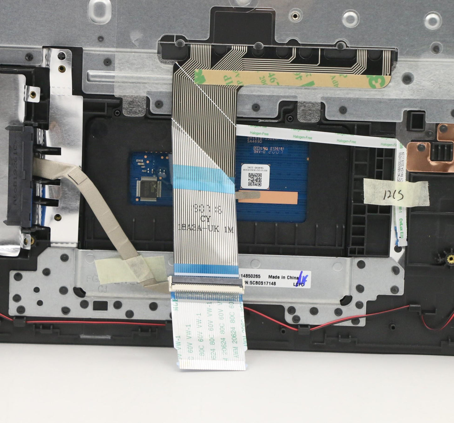 Lenovo Log Up Assy W/Kb Nfp G_Black N - 5CB0S17148