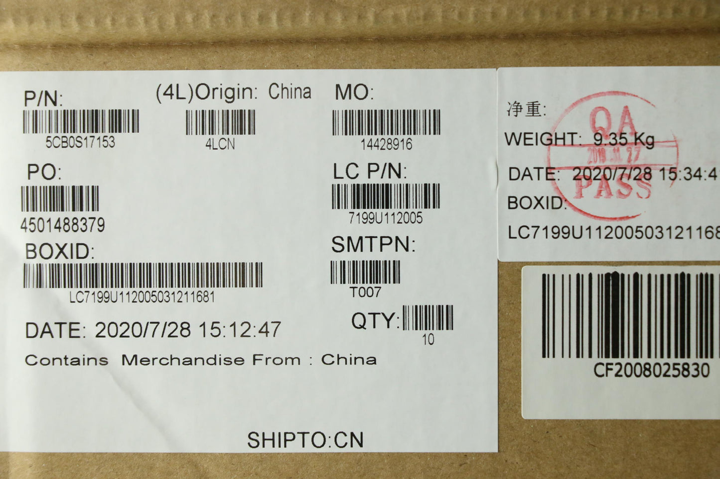 Lenovo Log Up Assy W/Kb Nfp G_Black N - 5CB0S17153