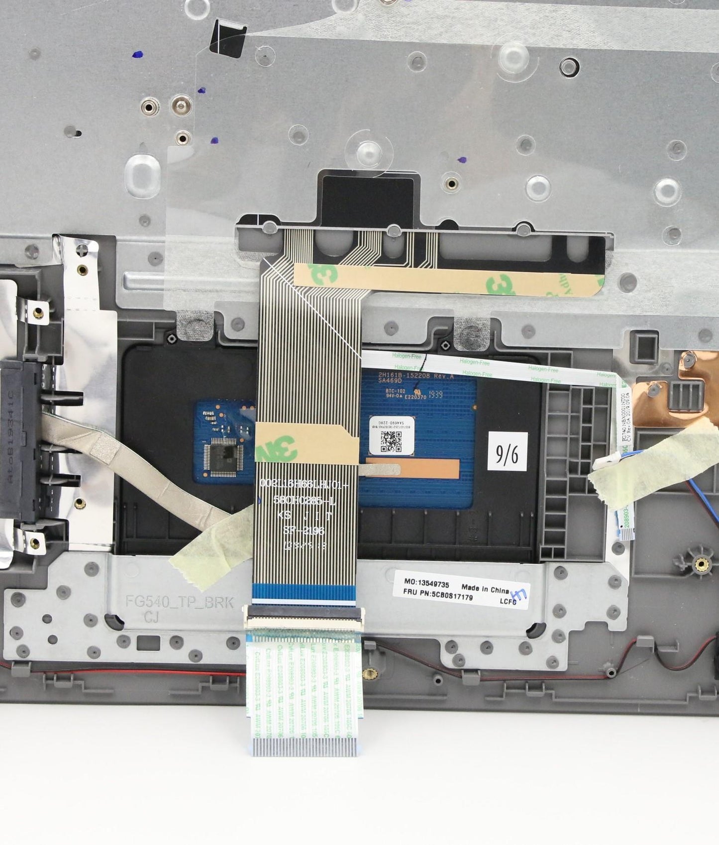 Lenovo Log Up Assy W/Kb Nfp P_Grey Nb - 5CB0S17179
