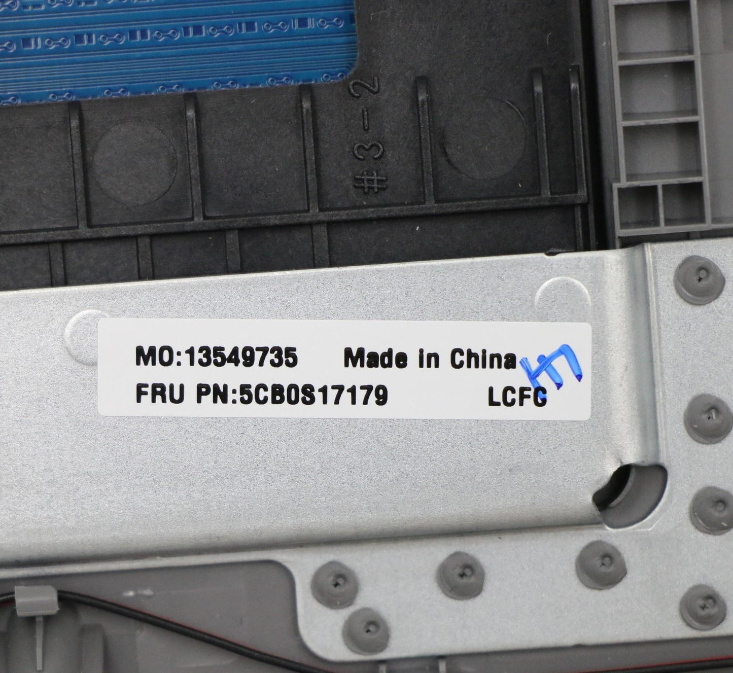 Lenovo Log Up Assy W/Kb Nfp P_Grey Nb - 5CB0S17179