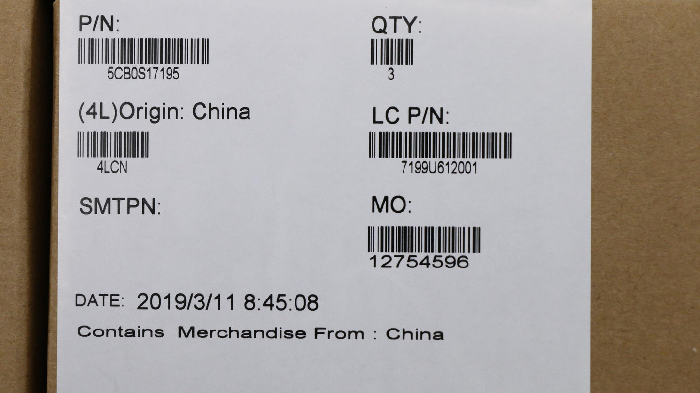 Lenovo Hinge Cover, GT Black - 5CB0S17195