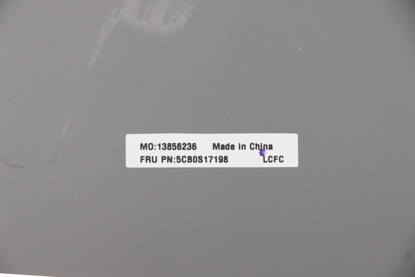 Lenovo Lcd Cover Assy Platinum_Grey - 5CB0S17198