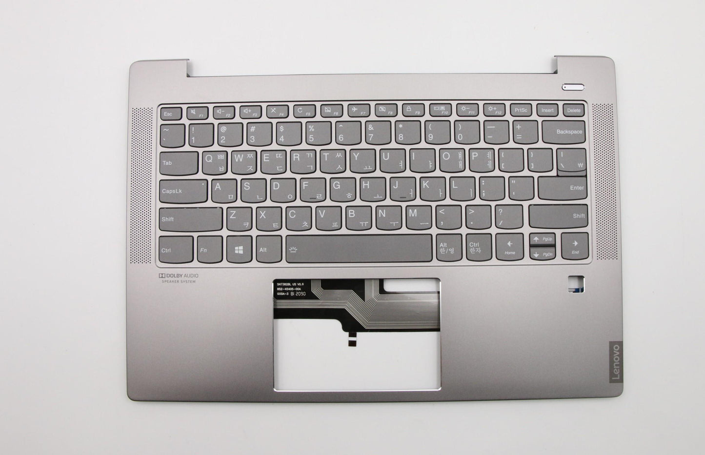 Lenovo Up Assy_Gry Fp W/Blkb Kor - 5CB0S17219