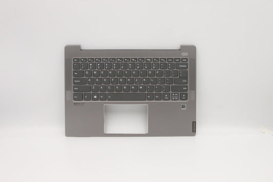 Lenovo C-Cover with Keyboard, USA English, Grey, Backlight, Fingerprint - 5CB0S17247