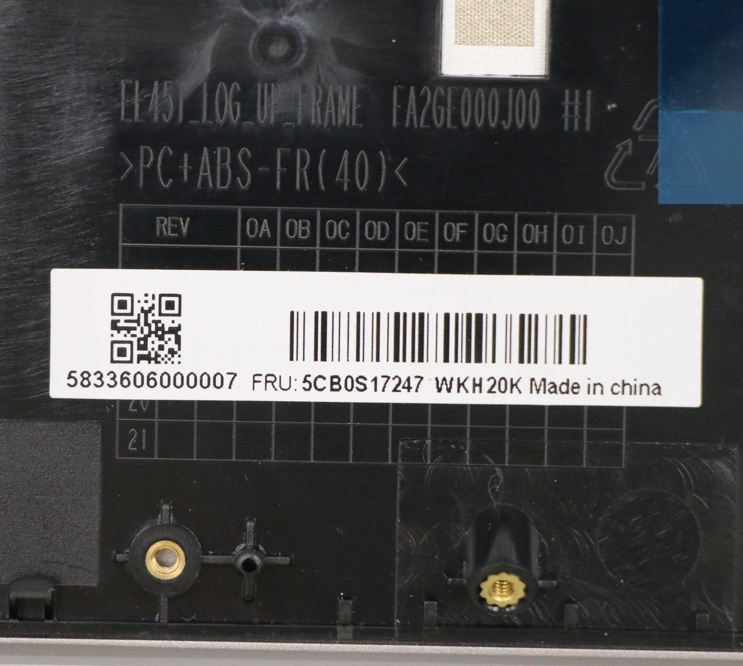 Lenovo C-Cover with Keyboard, USA English, Grey, Backlight, Fingerprint - 5CB0S17247