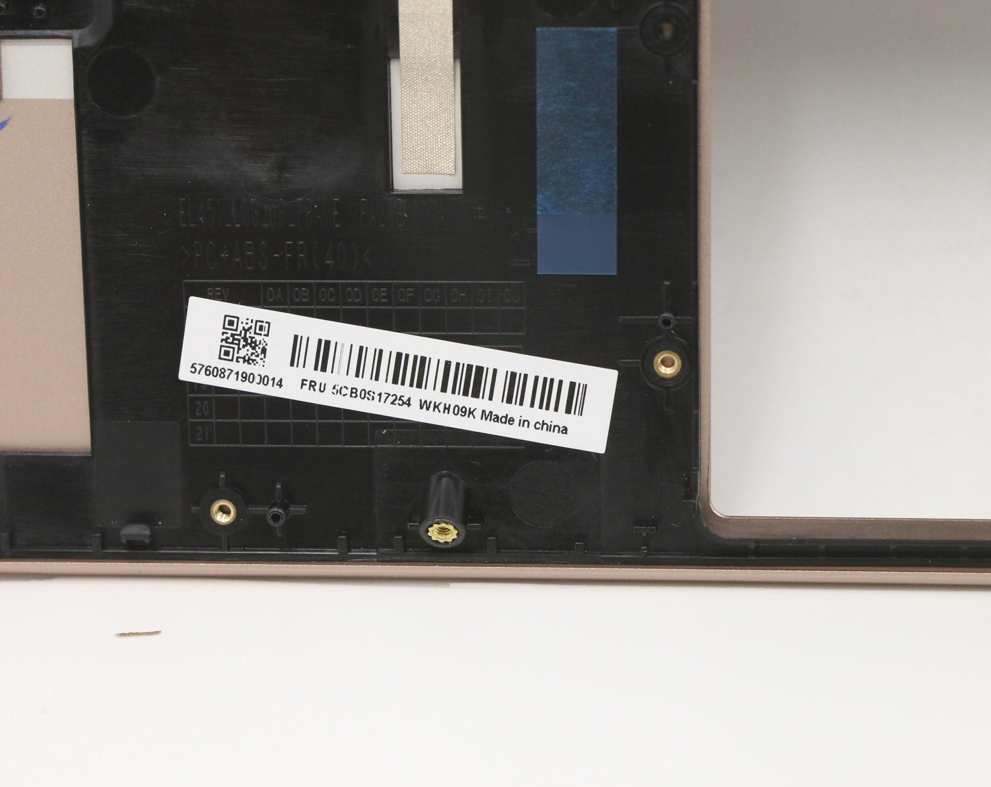 Lenovo Up Assy_Cop Fp W/Blkb Ar-E - 5CB0S17254