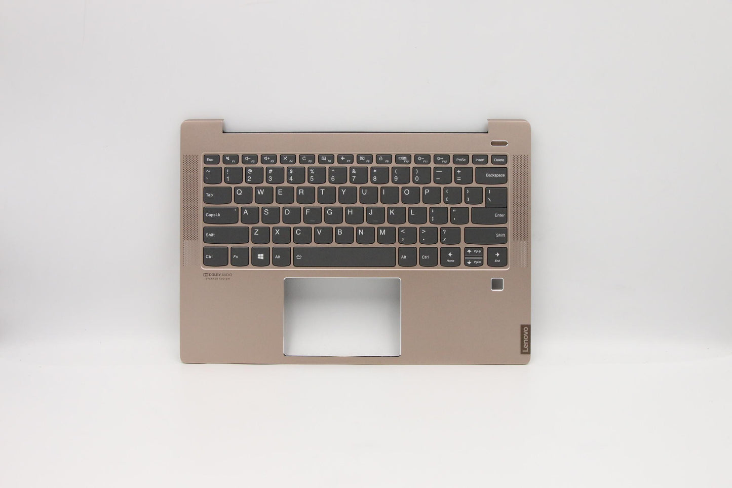 Lenovo C-Cover with Keyboard, USA English, Copper, Backlit, Fingerprint - 5CB0S17279