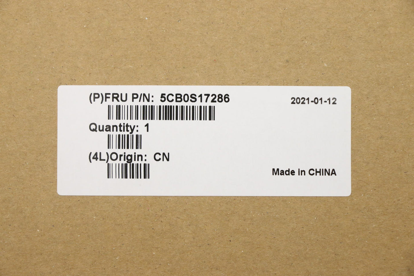 Lenovo Up Assy_Blu Fp W/Blkb Ar-E - 5CB0S17286