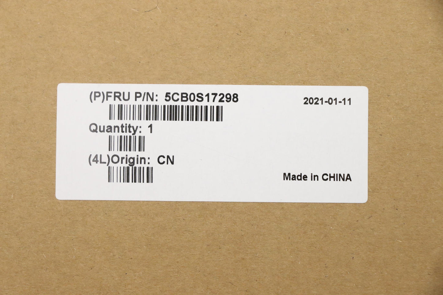 Lenovo Up Assy_Blu Fp W/Blkb Fre - 5CB0S17298