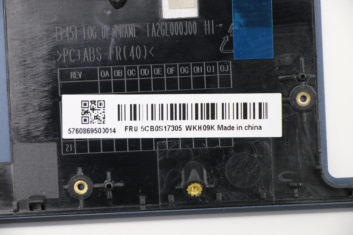 Lenovo Up Assy_Blu Fp W/Blkb Sw - 5CB0S17305