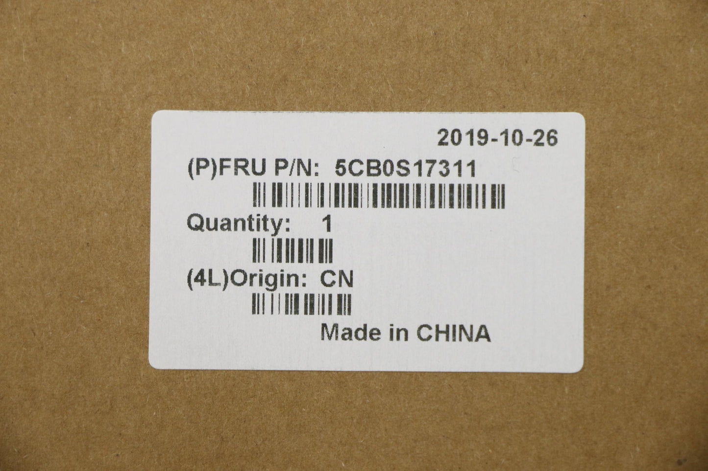 Lenovo Up Assy_Blu Fp W/Blkb Usa - 5CB0S17311