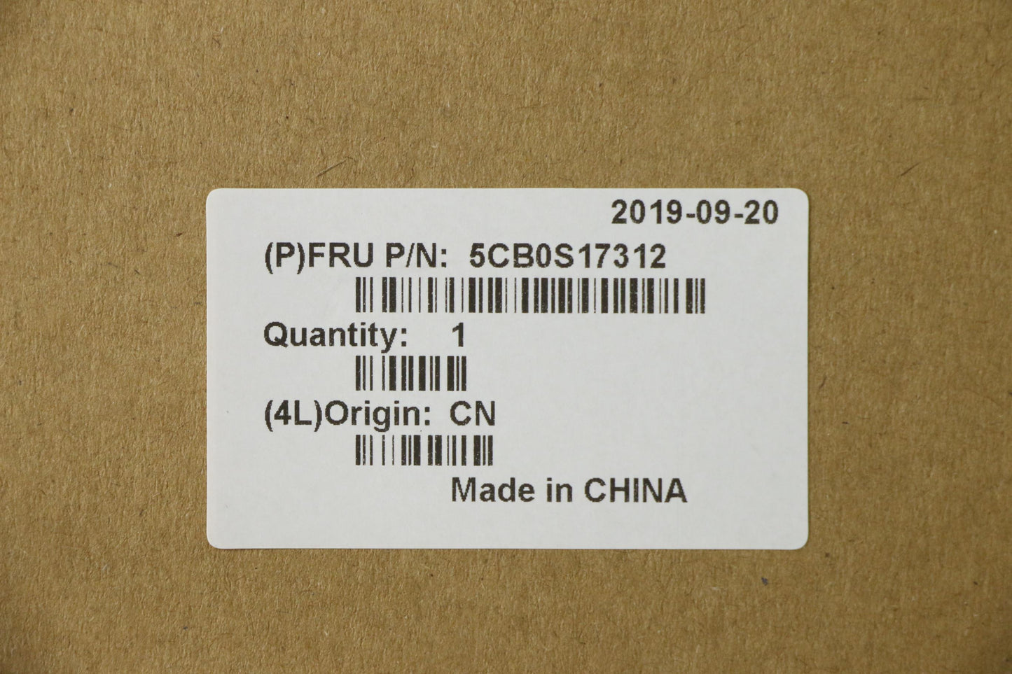 Lenovo Logic Lower_Black - 5CB0S17312