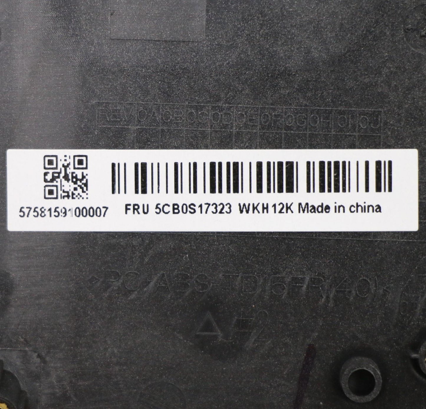 Lenovo Up Assy Pl_Blk Fp W/Blkb Rus - 5CB0S17323